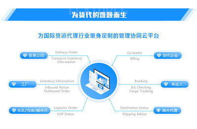 国际货代系统开发海运货运物流管理平台TMS海外仓供应链软件定制